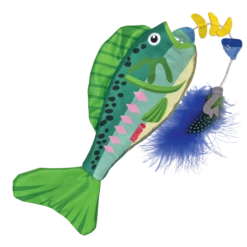 Kong Wrangler Angler Fish Cat Toy