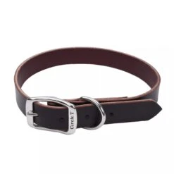 Coastal Pet Products Circle T Latigo Leather Town Dog Collar 3/4" X 20"