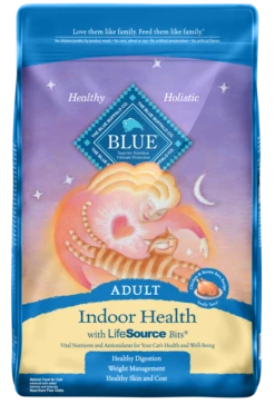 Blue Buffalo Indoor Health Natural Chicken & Brown Rice Adult Dry Cat Food