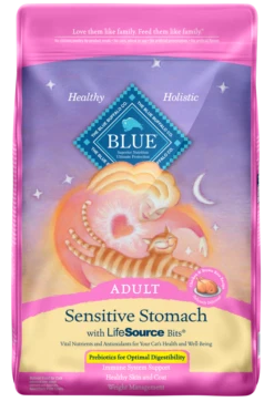 Blue Buffalo Sensitive Stomach Natural Chicken & Brown Rice Dry Cat Food