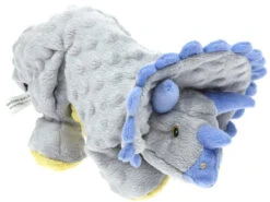 Go Dog Frills The Grey Triceratops Dog Chew Toy