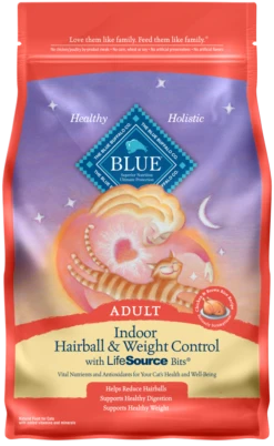 Blue Buffalo Hairball & Weight Control Natural Chicken & Brown Rice Adult Dry Cat Food