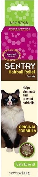 Sentry Malt Flavor Hairball Treatment For Cats
