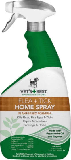 Vet's Best Flea And Tick Home Spray For Dogs