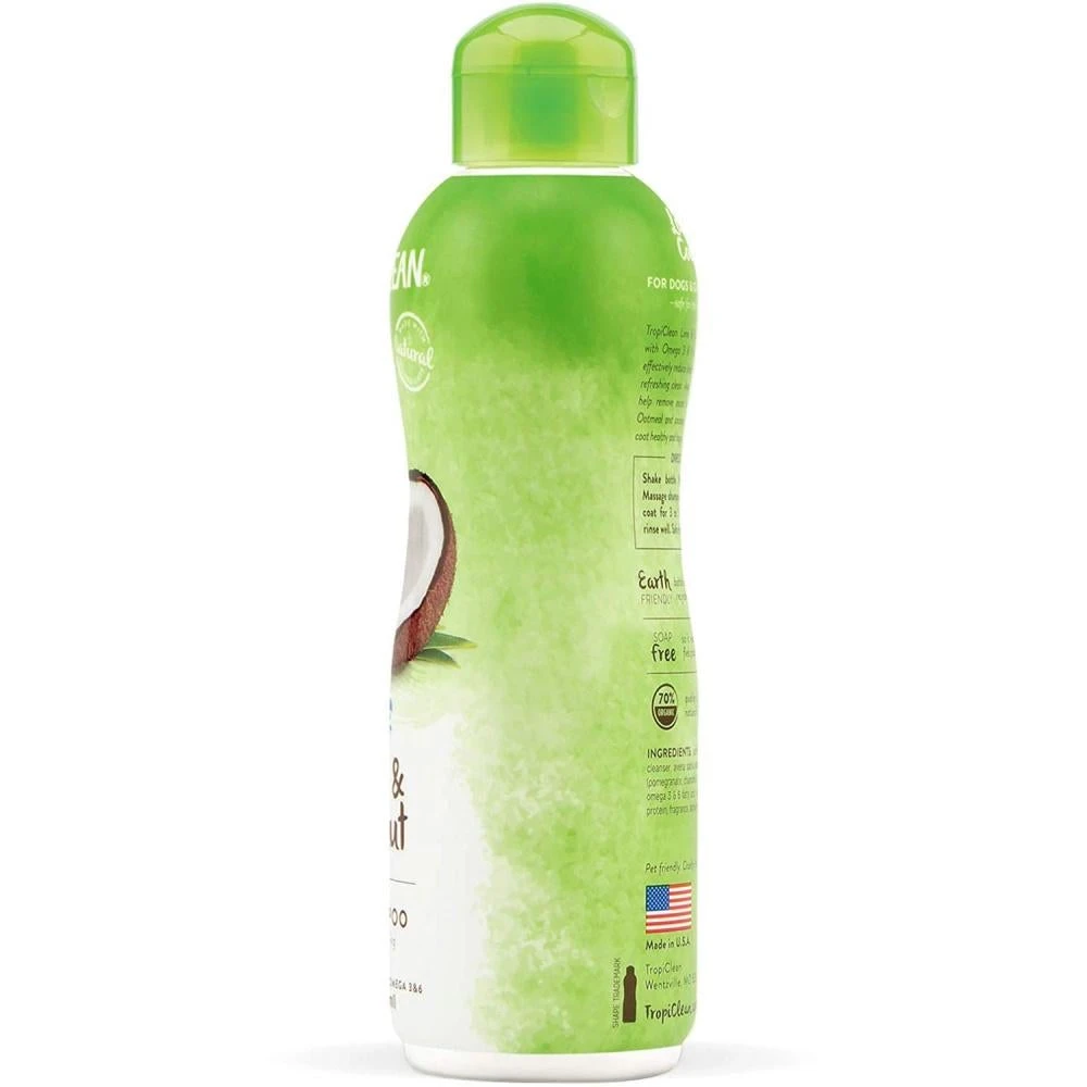 TropiClean Lime & Coconut Shed Control Shampoo For Pets - Image 3