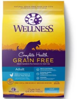 Wellness Complete Health Natural Adult Grain Free Deboned Chicken And Chicken Meal Dry Cat Food