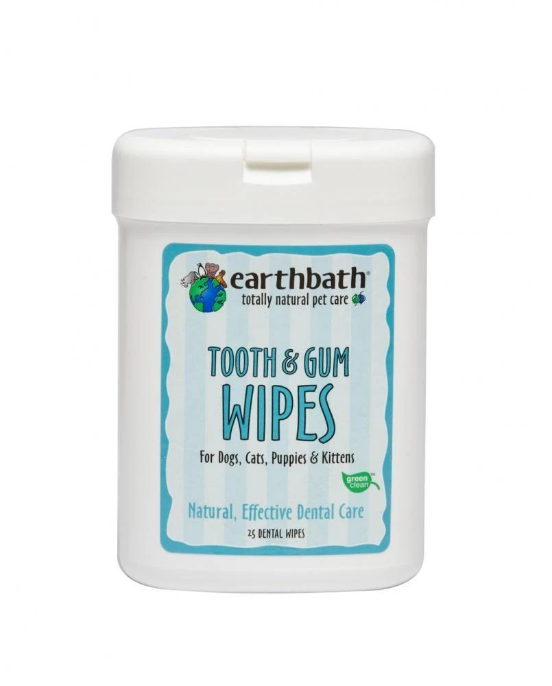 Earthbath Tooth And Gum Wipes For Dogs And Cats