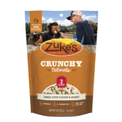 Zukes Crunchy Naturals Baked With Yogurt And Honey 2s Dog Treats