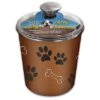 Loving Pets Bella Canister Copper Treat Holder
