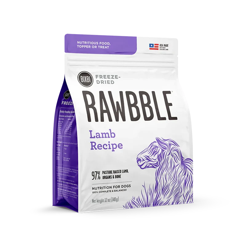 RAWBBLE® FREEZE DRIED DOG FOOD - LAMB RECIPE - Image 2
