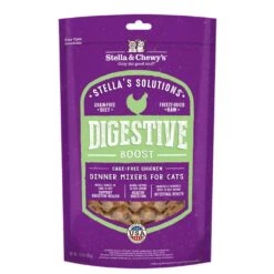 Stella & Chewy's Stella's Solutions Freeze-Dried Cat Chicken Recipe Dinner Morsels W/ Digestive Boost