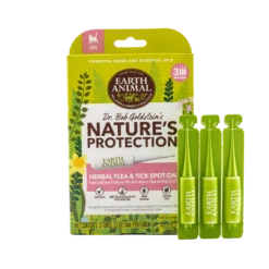 Earth Animal Nature’s Protection™ Flea & Tick Herbal Spot-On For Cats