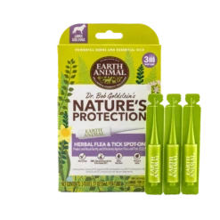 Earth Animal Nature’s Protection™ Flea & Tick Herbal Spot-On For Dogs