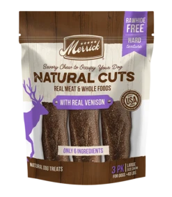 Natural Cuts With Real Venison - For Large Dogs (+40 Lbs)