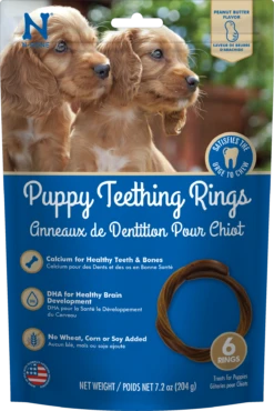 N-Bone® Puppy Teething Rings Peanut Butter