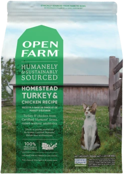 Open Farm Homestead Turkey & Chicken Dry Cat Food