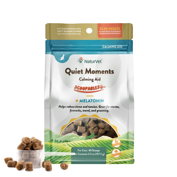 NaturVet Scoopables Quiet MomentsĀ® Calming Aid For Cats