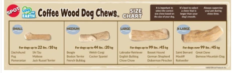 Spot Love The Earth Coffee Wood Chew - Image 2