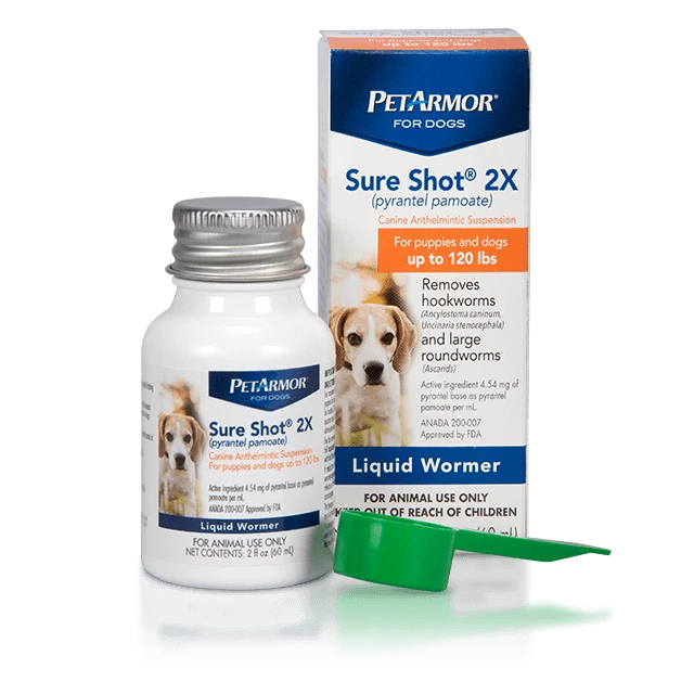 PetArmor® Sure Shot 2X (pyrantel Pamoate) For Dogs