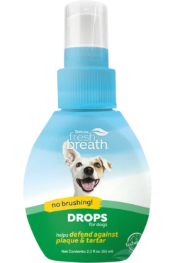 TropiClean Fresh Breath Oral Care Drops For Dogs