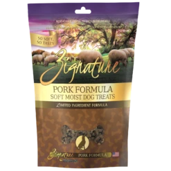 Zignature Soft Moist Dog Treats Pork Formula