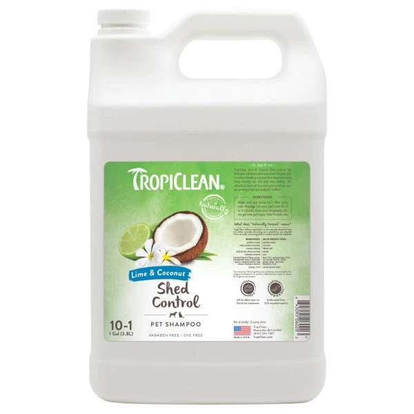 TropiClean Lime & Coconut Shed Control Shampoo For Pets - Image 5