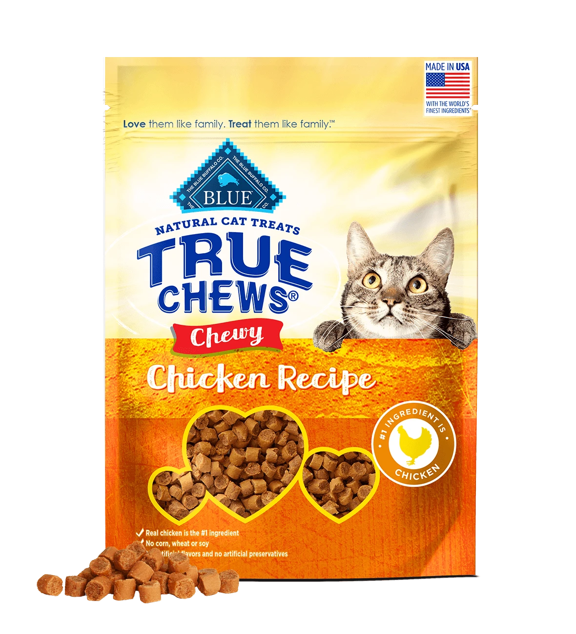 Blue Buffalo True Chews Natural Chewy Cat Treats