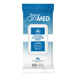 TropiClean OxyMed Soothing Relief Wipes For Pets