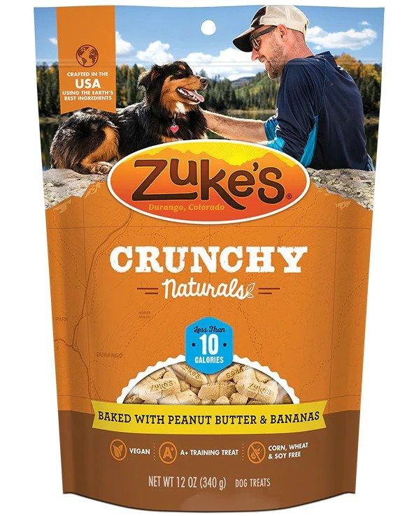 Zuke's Crunchy Naturals 10s Baked With Peanut Butter & Bananas