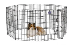Midwest Black Contour Exercise Pen For Dogs