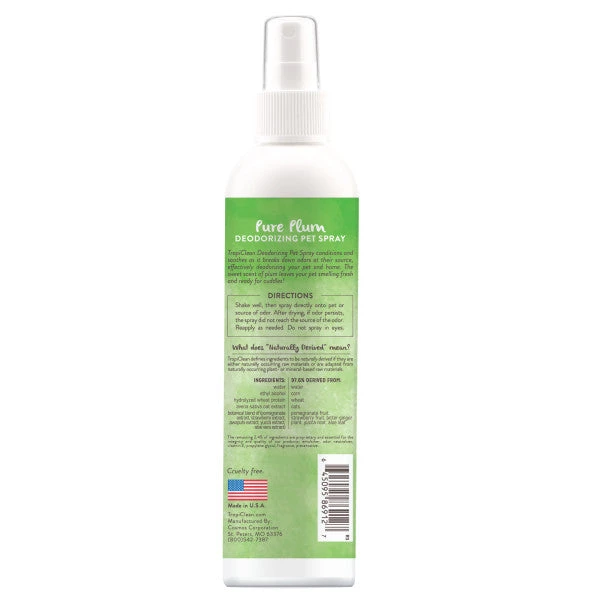 TropiClean Pure Plum Deodorizing Spray For Pets - Image 2
