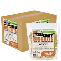 K9 Granola Simply Biscuits, Peanut Butter Flavored Medium Dog Treats