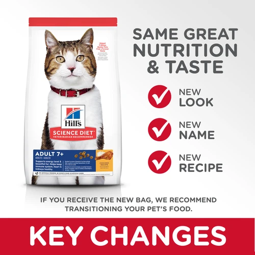 Hill's® Science Diet® Adult 7+ Chicken Recipe Cat Food - Image 4