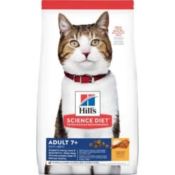 Hill'sĀ® Science DietĀ® Adult 7+ Chicken Recipe Cat Food
