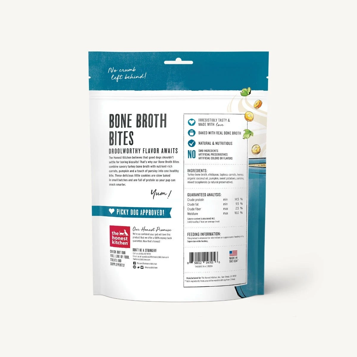 The Honest Kitchen Bone Broth Bites Roasted With Turkey Bone Broth & Pumpkin - Image 2