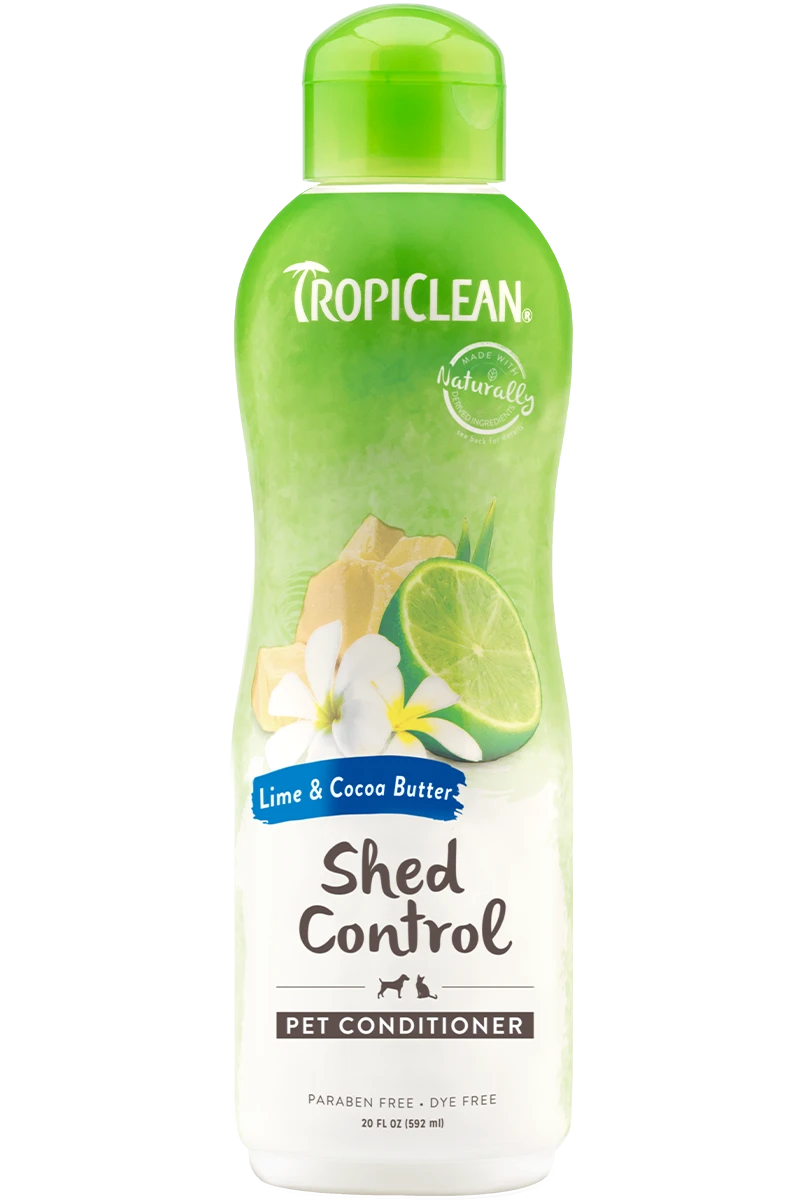 TropiClean Lime & Cocoa Butter Shed Control Conditioner For Pets