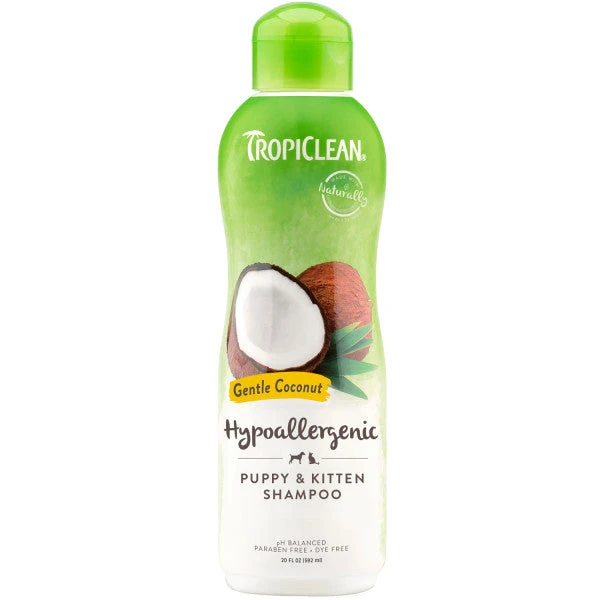 TropiClean Gentle Coconut Hypoallergenic Puppy & Kitten Shampoo - Image 2