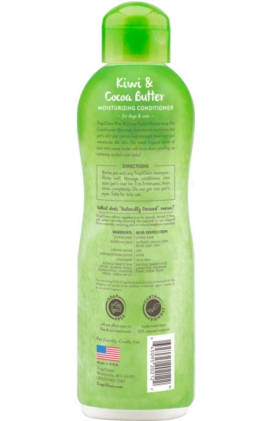 TropiClean Kiwi & Cocoa Butter Moisturizing Conditioner For Pets - Image 4