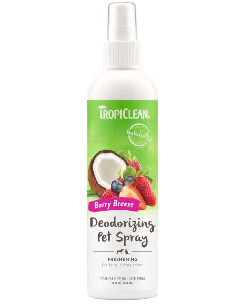 TropiClean Berry Breeze Deodorizing Spray For Pets - Image 2